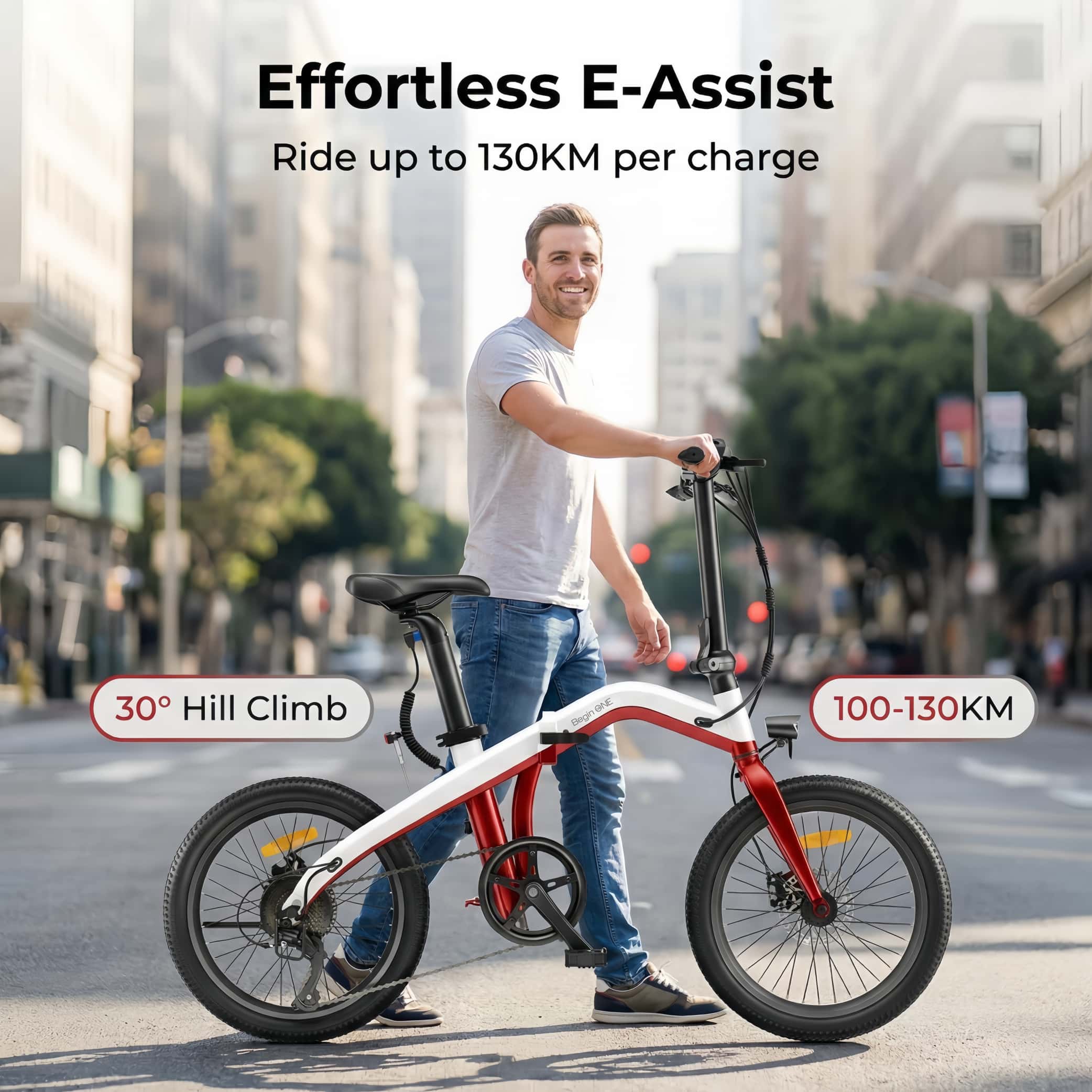 BeginONE Foldable eBike--T10