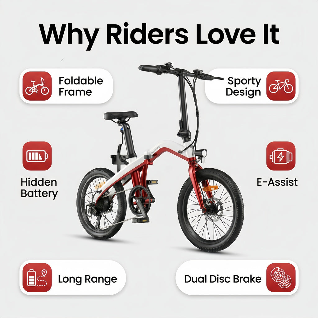 BeginONE Foldable eBike--T10